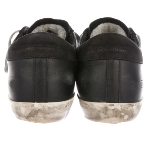 Golden Goose Black Superstar Sneakers - Picture 4 of 5